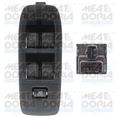 Switch, window regulator